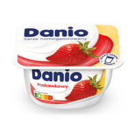 Danone Danio Serek Homogenizowany Truskawkowy 130 G