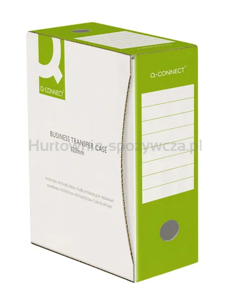 Pudło archiwizacyjne Q-CONNECT, karton, A4/120mm, zielone