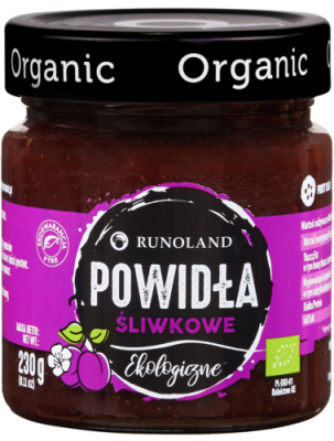 Powidła Śliwkowe Bio 230 G - Runoland [BIO]