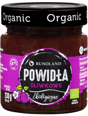 Powidła Śliwkowe Bio 230 G - Runoland [BIO]