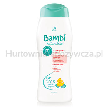 Bambi Naturalnie Szampon Dla Dzieci I Niemowląt Od Pierwszych Dni Życia 400Ml