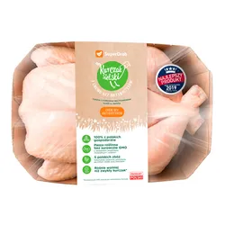 Kurczak Sielski Tuszka Kurczaka Bez Podrobów, Klasa A, Świeża Około  1,8 Kg Vacuum