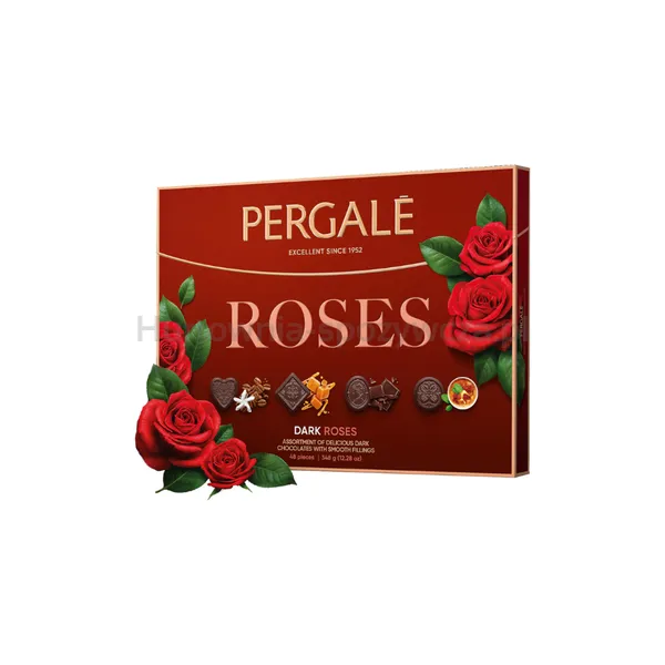 Pergale Bombonierka Dark Roses 348g