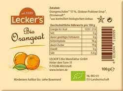 Skórka Pomarańczowa Kandyzowana Bio 100 G