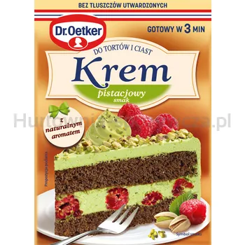 Dr.Oetker Krem do tortów i ciast smak pistacjowy 105 g