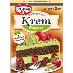 Dr.Oetker Krem do tortów i ciast smak pistacjowy 105 g
