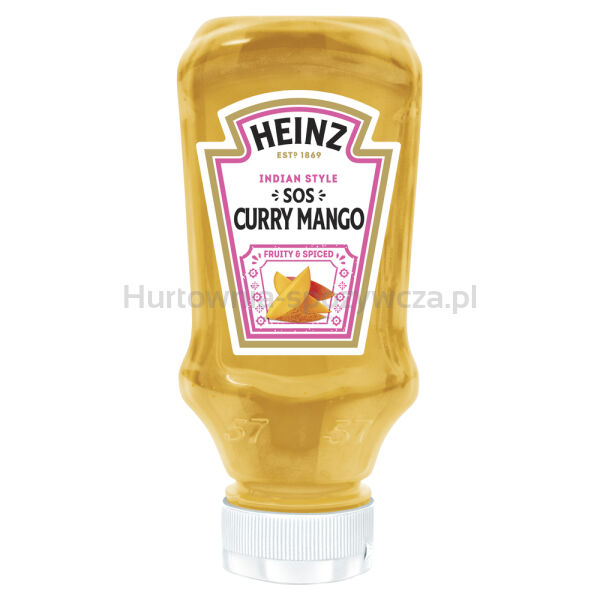 Heinz Sos Curry Mango 220Ml<br>(Data przydatności 07.08.2025)