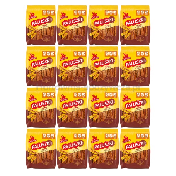 Lajkonik Paluszki Extra Cienkie Sól 180G x 16 sztuk