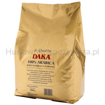 Daka Kawa Ziarnista S.Qualita 100 % Arabica 3 Kg