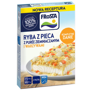 Frosta Ryba Z Pieca Z Puree Ziemniaczanym I Warzywami 375G