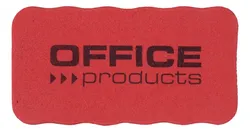 Gąbka Magnetyczna Office Products, Do Tablic Suchościeralnych, 110X57X20Mm, Z Zawieszką, Czerwona