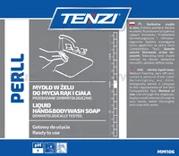 Delikatne mydło w żelu TENZI, zapach kwiatowy, Perll, 5l - 2
