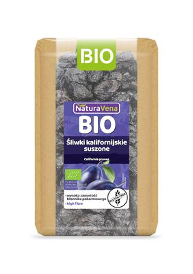 Naturavena Bio Śliwki Kalifornijskie Suszone Bezglutenowe Bio 400 G [BIO]