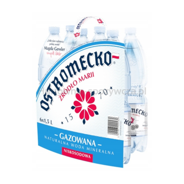 Woda Ostromecko Gazowana Niskosodowa 1,5L