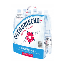 Woda Ostromecko Gazowana Niskosodowa 1,5L