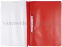 Skoroszyt OFFICE PRODUCTS, PP, A4, miękki, 100/170mikr., wpinany, czerwony - 2