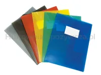 Donau Teczka z gumką PP, A4, 480mikr., 3-skrz., półtransparentna niebieska  - 2