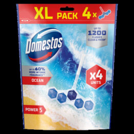 Domestos Kostka toaletowa Power 5 Ocean 4x50g