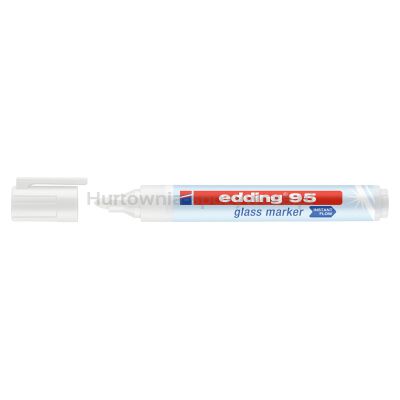Marker do powierzchni szklanych E-95 EDDING, 1,5-3 mm, biały
