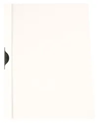 Q-Connect Skoroszyt z metalowym klipsem, PP, A4, 200/350mikr., biały 