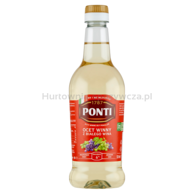 Ponti Ocet Winny Biały 500Ml