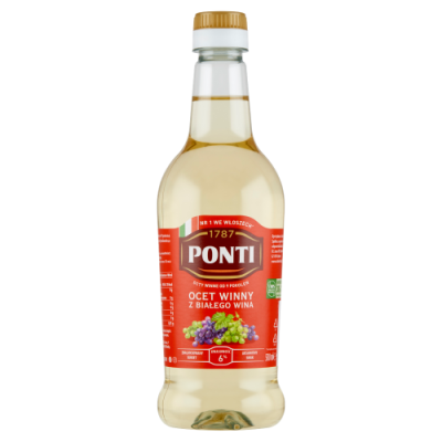 Ponti Ocet Winny Biały 500Ml