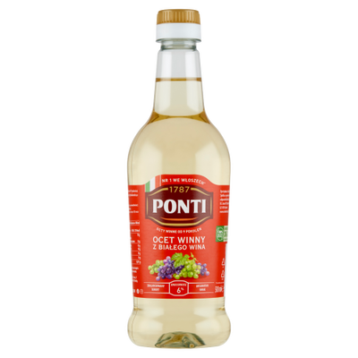 Ponti Ocet Winny Biały 500Ml