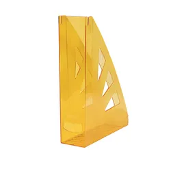 Pojemnik Na Dokumenty Office Products, Ażurowy, A4, Transparentny Pomarańczowy