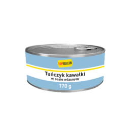 TOPSELLER Tuńczyk kawałki w sosie własnym 170g