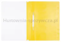 Skoroszyt OFFICE PRODUCTS, 120/180 mic, PP, żółty - 2