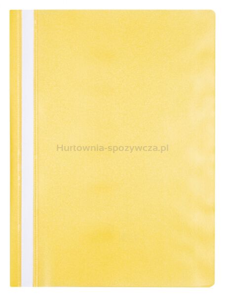 Office Products Skoroszyt, 120/180 mic, PP, żółty 