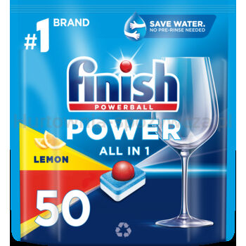 Finish Tabletki Do Zmywarki Power All-In-1 50 Lemon