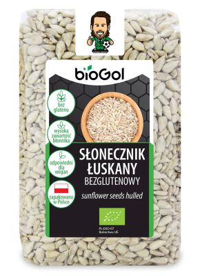 Słonecznik Łuskany Bezglutenowy Bio 350 G - Biogol [BIO]