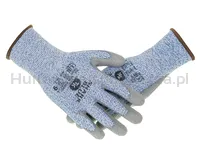 Rękawice TK SHARK, antyprzecięciowe, rozm. 8, niebieskie - 4