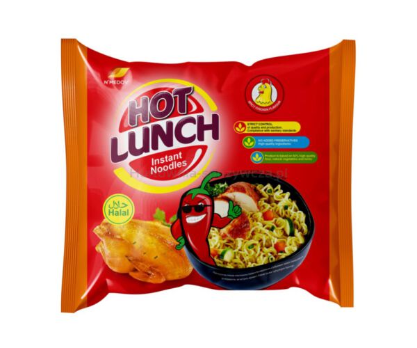 Zupka Instant „Hot Lunch” z kurczakiem Na Ostro 50g(data przydatności 25.06.2025)
