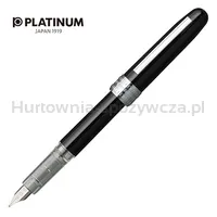 Pióro wieczne Platinum Plaisir Black, F, czarne - 4