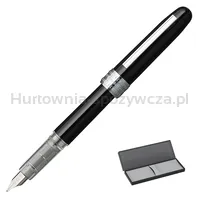 Pióro wieczne Platinum Plaisir Black, F, czarne - 2