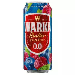 Warka Radler 0% Owoce Leśne 500 ml Puszka Kaucja