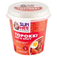 Sun Hee Danie Instant Topokki Hot Spicy 120G