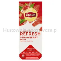 Herbata LIPTON Feel Good Selection, Refresh, truskawka, 25 kopert - 2