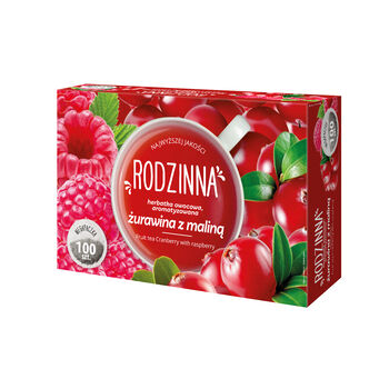 Rodzinna Herbata Owocowa Żurawina Z Maliną 100X1,75G