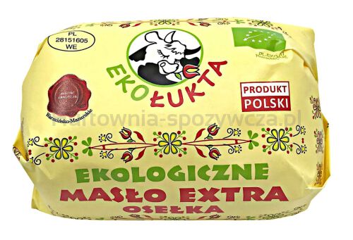 Masło Ekstra Osełka (82 % Tłuszczu)  Bio 200 G - Eko Łukta [BIO]