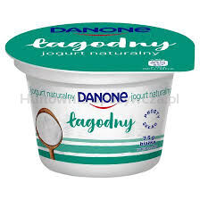 Danone jogurt naturalny Łagodny 165g