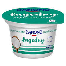 Danone Łagodny jogurt naturalny 165g