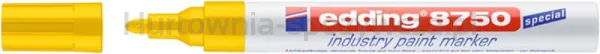 Marker olejowy przemysłowy e-8750 EDDING, 2-4mm, żółty