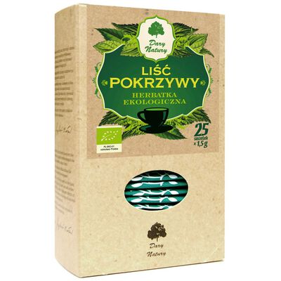 Dary Natury Herbatka Liść Pokrzywy Bio (25 X 1,5 G) 37,5 G [BIO]