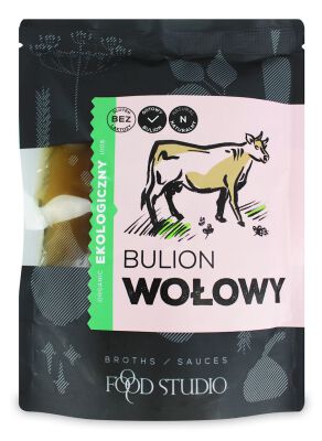 Bulion Wołowy W Płynie Bezglutenowy Bio 350 Ml - Food Studio [BIO]