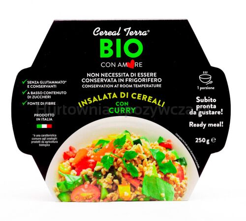 Sałatka Zbożowa Z Warzywami I Curry Bio 200 G - Cereal Terra [BIO]