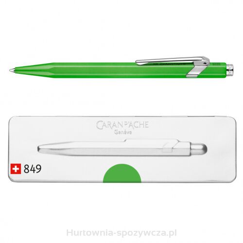 Długopis Caran D'Ache 849 Pop Line Fluo, M, W Pudełku, Zielony