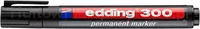 Edding Marker permanentny e-300 1,5-3mm, czarny  - 2